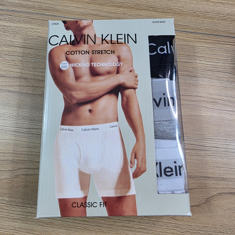 Calvin Klein Men's Cotton Stretch Boxer Briefs